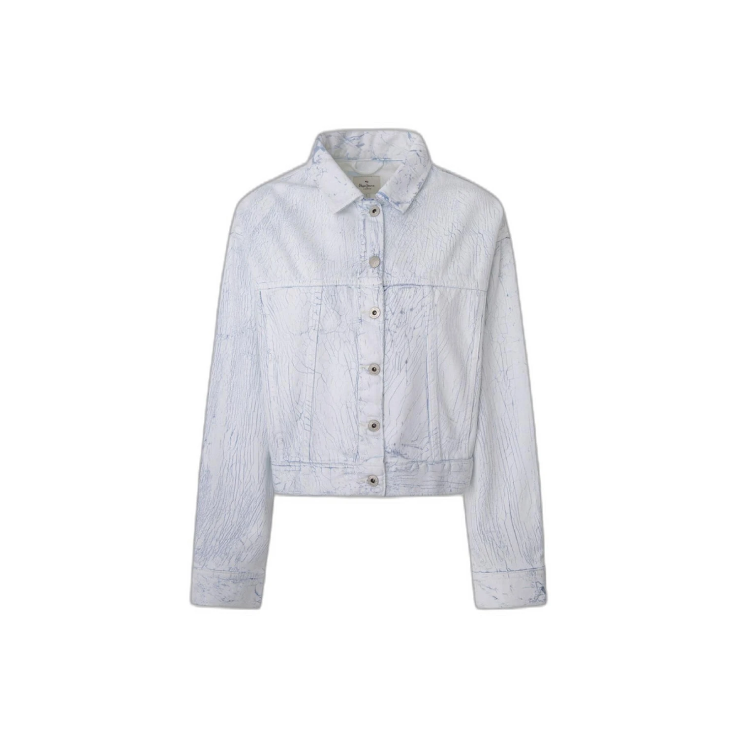 Dames Spijkerjack Pepe Jeans Foxy Frost 1 Dames Spijkerjack Pepe Jeans Foxy Frost