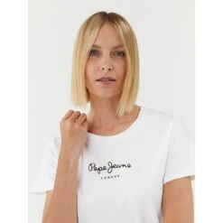 Dames-T-shirt Pepe Jeans Wendys 8 Dames-T-shirt Pepe Jeans Wendys -URBAN CLASSICS WINKEL pepe jeans pl505710 800 white 4