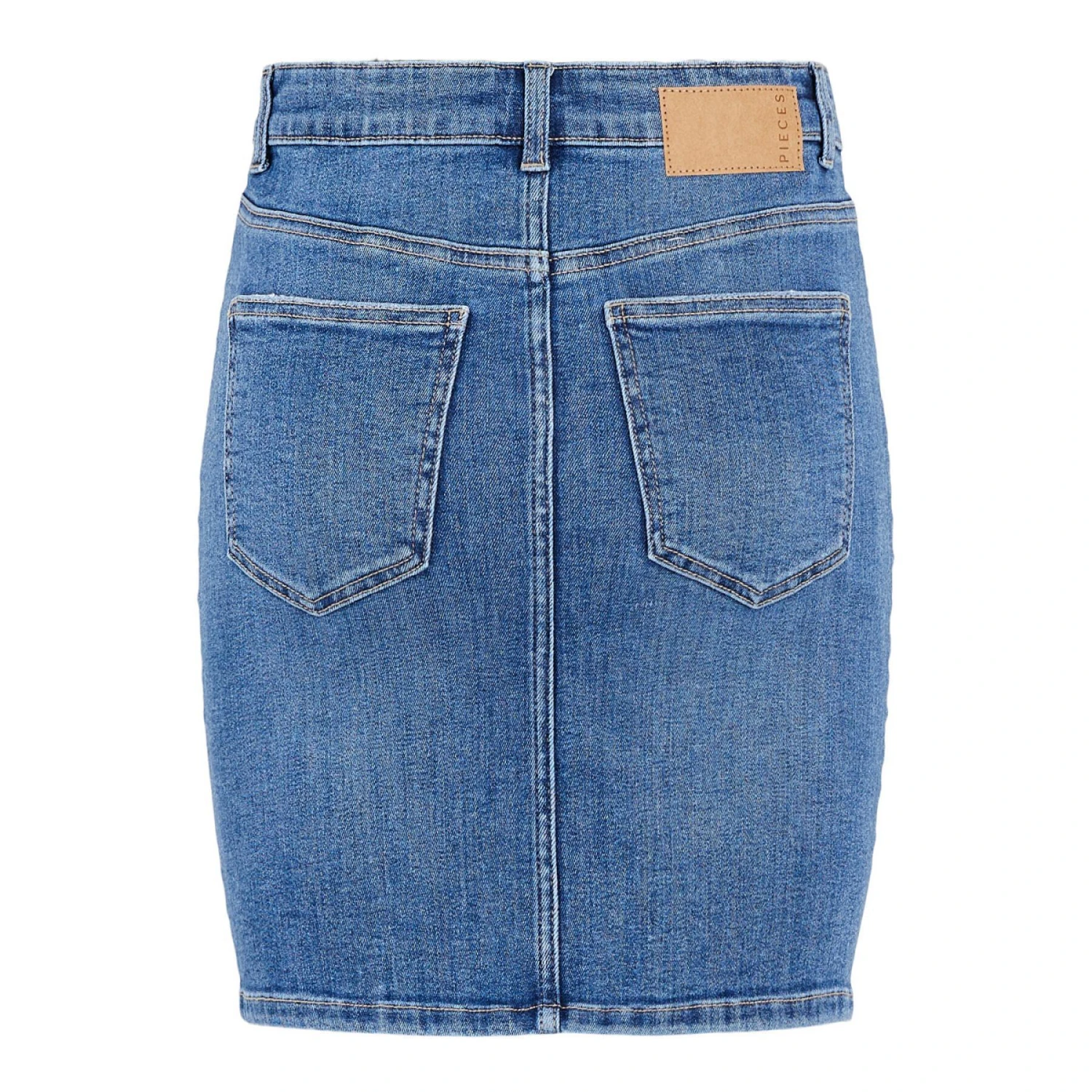 Dames Spijkerrok Pieces Lili 3 Dames Spijkerrok Pieces Lili - Afbeelding 3