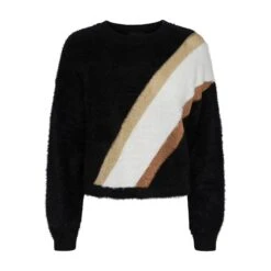Dames Sweatshirt Pieces Pcmilo Lurex