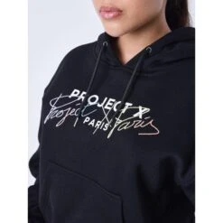 Dames Sweater Met Geborduurde Capuchon Project X Paris -URBAN CLASSICS WINKEL project x paris f222128 bk 1