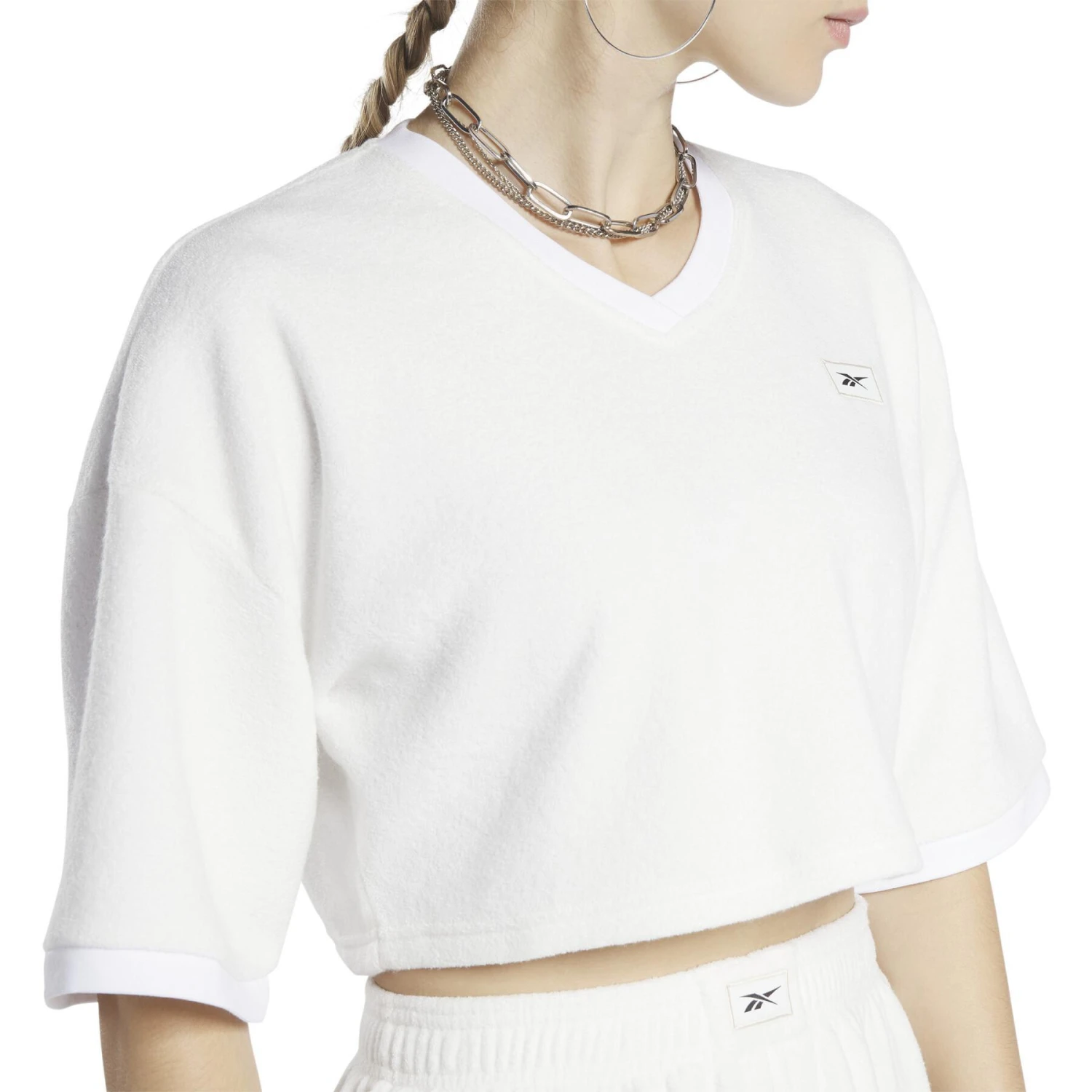 Vrouwen Crop Top T-shirt Reebok Classics Natural Dye 5 Vrouwen Crop Top T-shirt Reebok Classics Natural Dye - Afbeelding 5