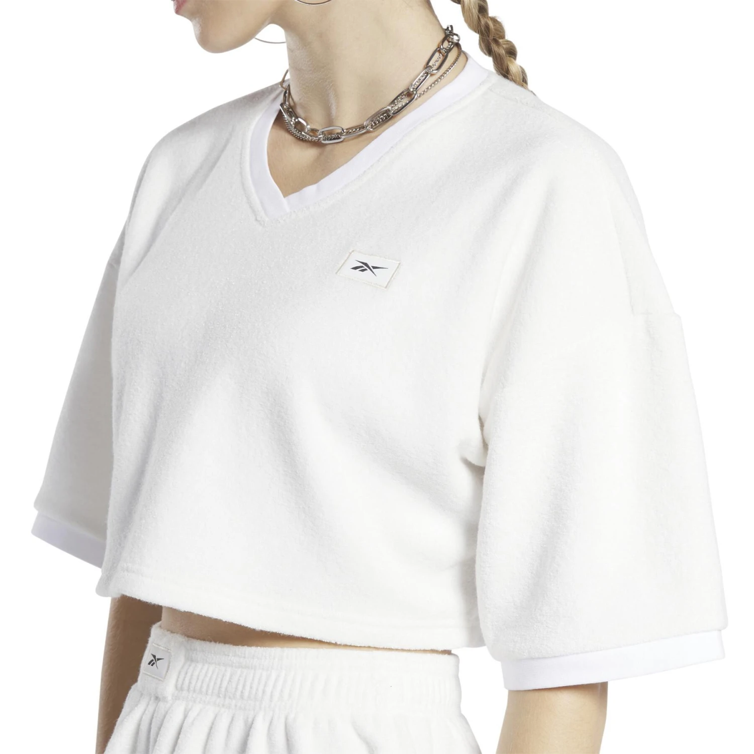 Vrouwen Crop Top T-shirt Reebok Classics Natural Dye 7 Vrouwen Crop Top T-shirt Reebok Classics Natural Dye - Afbeelding 7