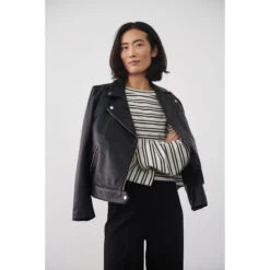 Leren Jack Met Lange Mouwen Voor Dames Soaked In Luxury Maeve -URBAN CLASSICS WINKEL soaked in luxury 30403641 40050 6