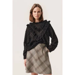 Damesblouse Met Lange Mouwen Soaked In Luxury Constantine 10 Damesblouse Met Lange Mouwen Soaked In Luxury Constantine -URBAN CLASSICS WINKEL soaked in luxury 30407006 194008 4