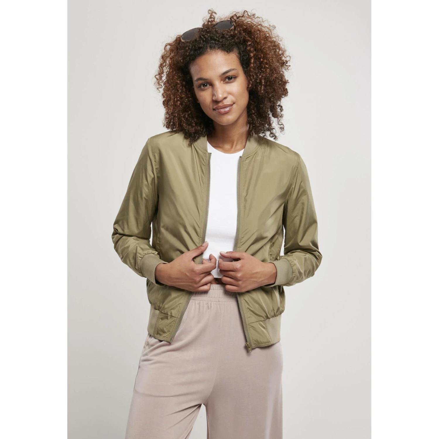 Bomber Femme Urban Classics (Grandes Tailles) 2 Bomber Femme Urban Classics (Grandes Tailles) - Afbeelding 2