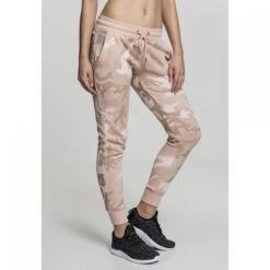 URBAN CLASSICS Broek Vrouw Urban Klassieke Camo Badstof -URBAN CLASSICS WINKEL tb1638 01218 tb1638 m1 01218