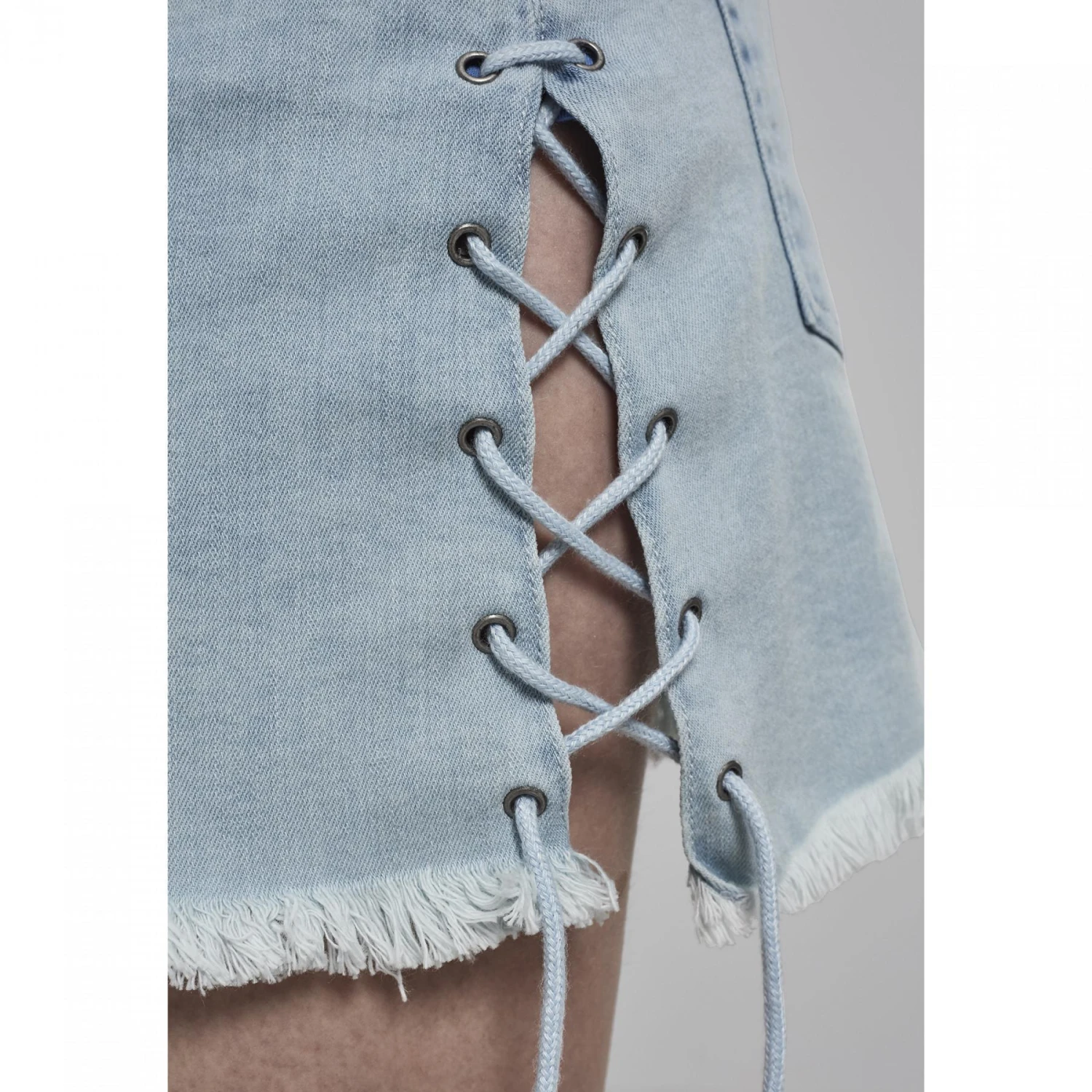 URBAN CLASSICS Damesfiguur Urban Klassieke Spijkerstofrok Aan De Kant Zetten 5 URBAN CLASSICS Damesfiguur Urban Klassieke Spijkerstofrok Aan De Kant Zetten - Afbeelding 5