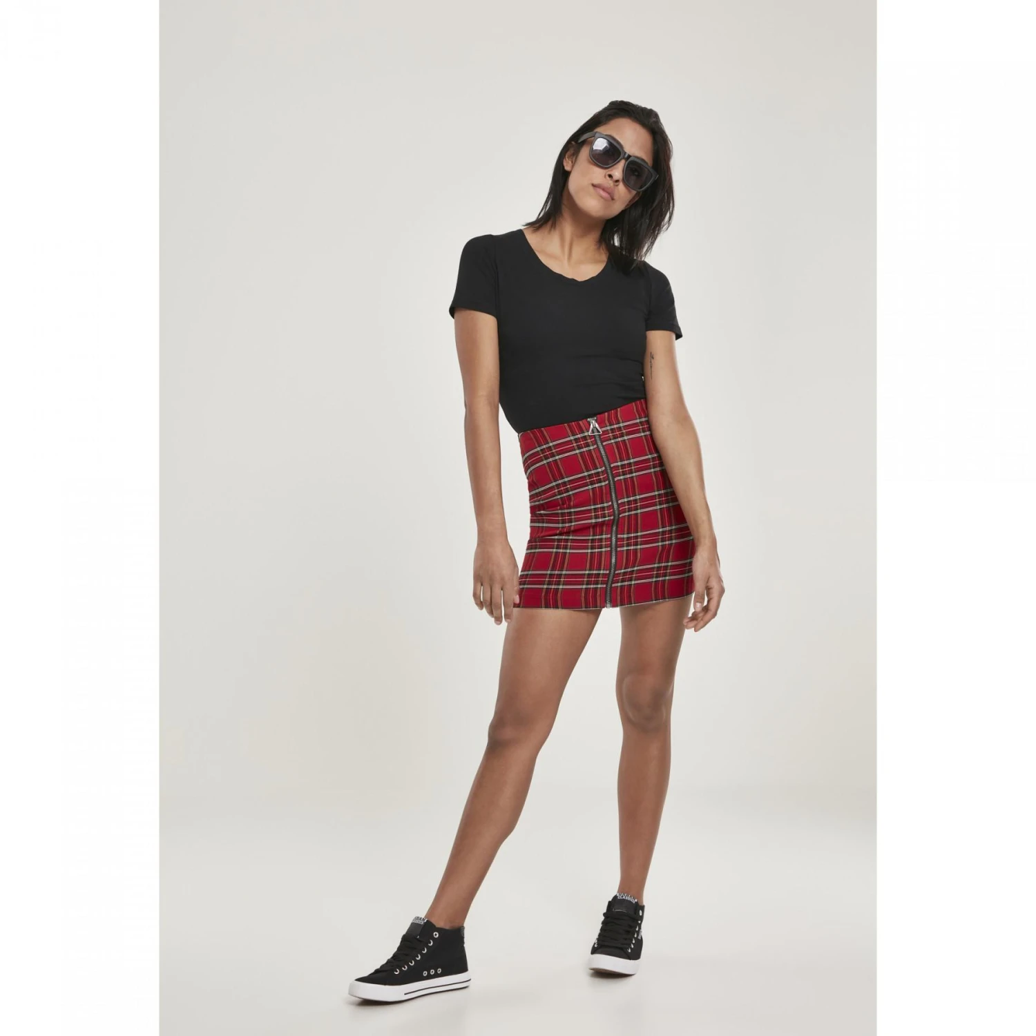 URBAN CLASSICS Damesrok Urban Classic Checker 6 URBAN CLASSICS Damesrok Urban Classic Checker - Afbeelding 6