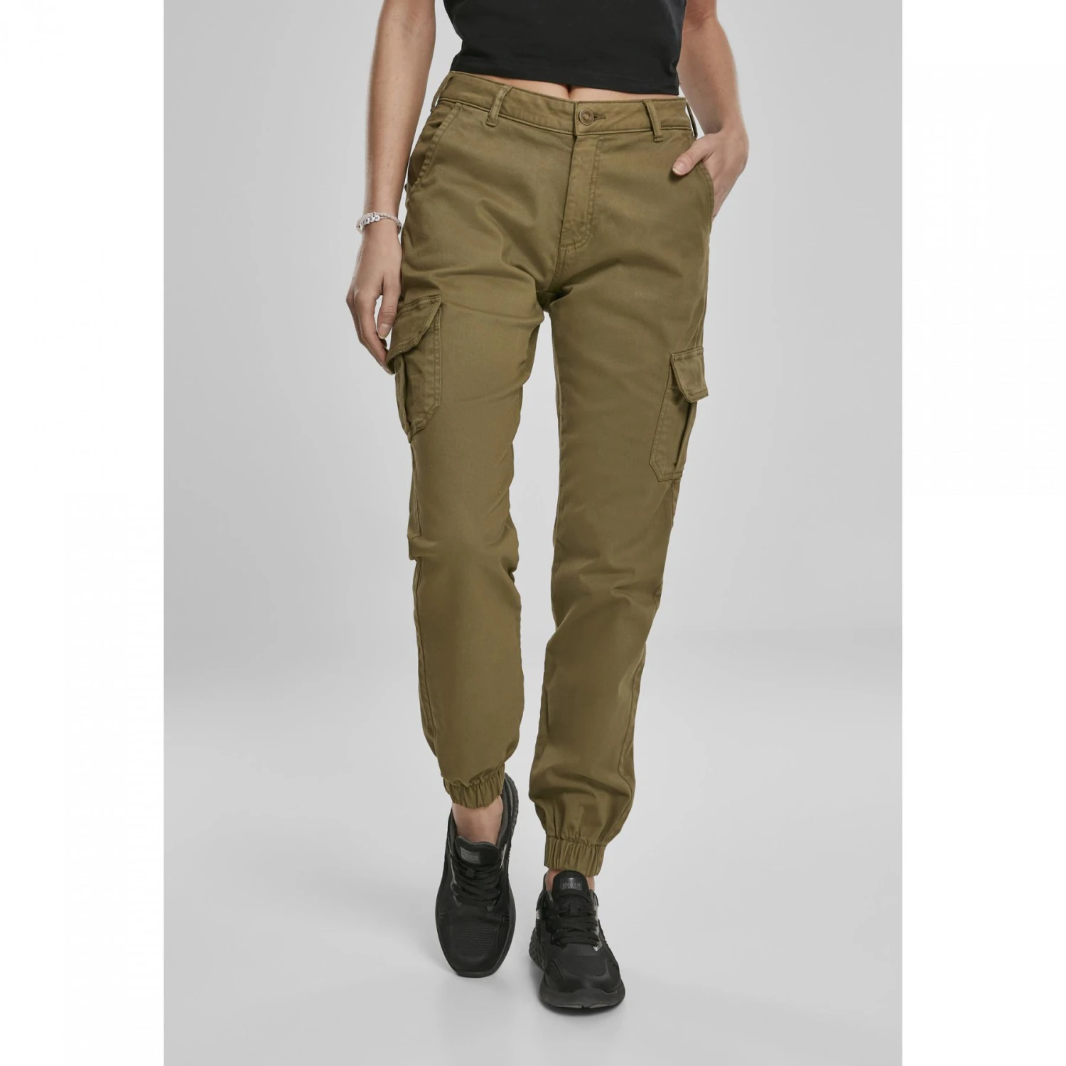URBAN CLASSICS Cargo Broek Vrouw Urban Classic 6 URBAN CLASSICS Cargo Broek Vrouw Urban Classic - Afbeelding 6