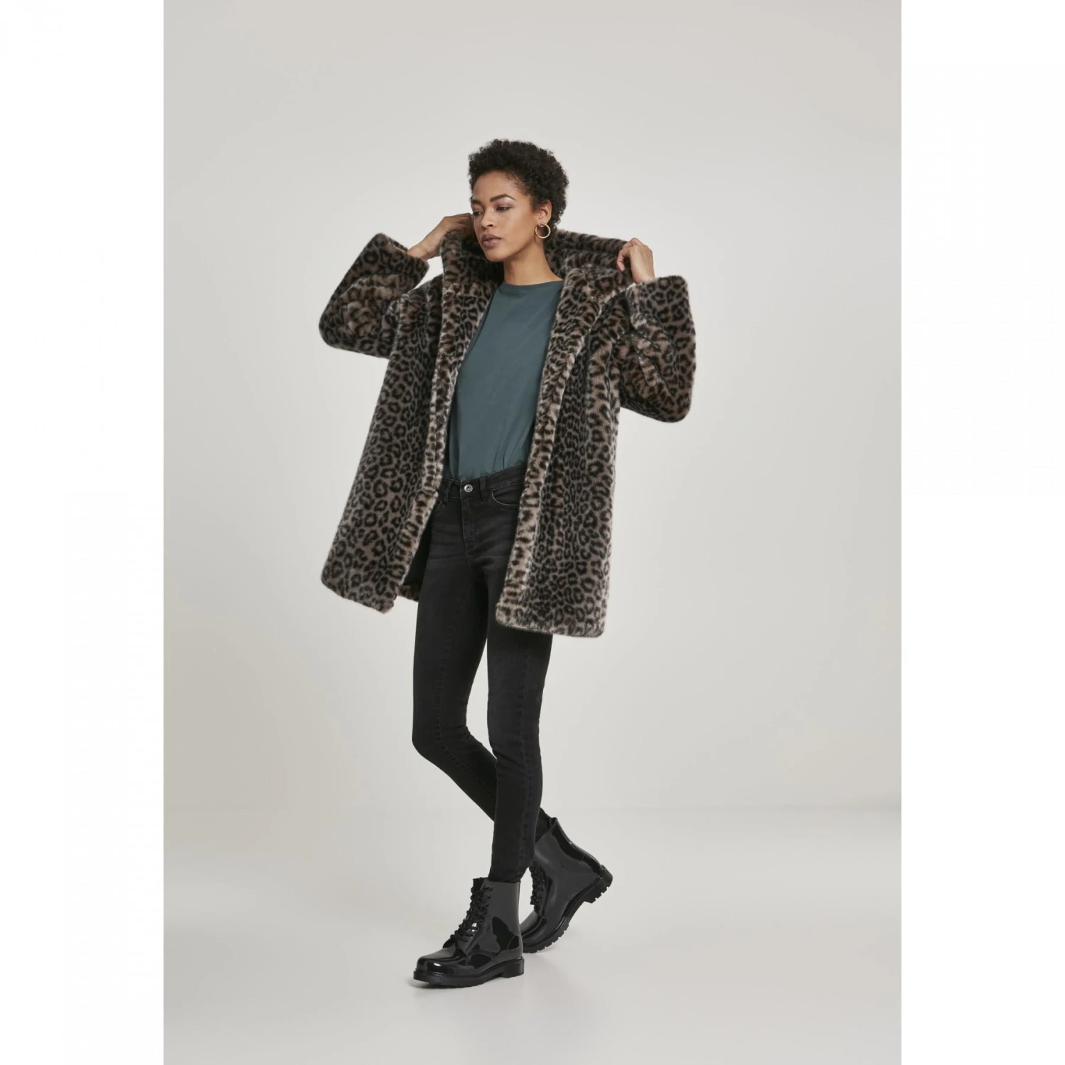 URBAN CLASSICS Urban Classic Leo Teddy GT Vrouwenparka 4 URBAN CLASSICS Urban Classic Leo Teddy GT Vrouwenparka - Afbeelding 4