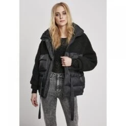 Jasje Vrouw Urban Classics Sherpa Mix Puffer