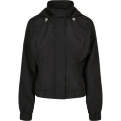 URBAN CLASSICS WINKEL 45 Waterdicht Damesjack Urban Classics Oversized Shiny-grandes Tailles
