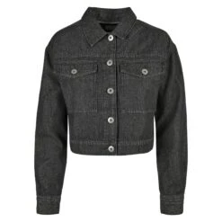 Dames Spijkerjack Urban Classics Short Oversized