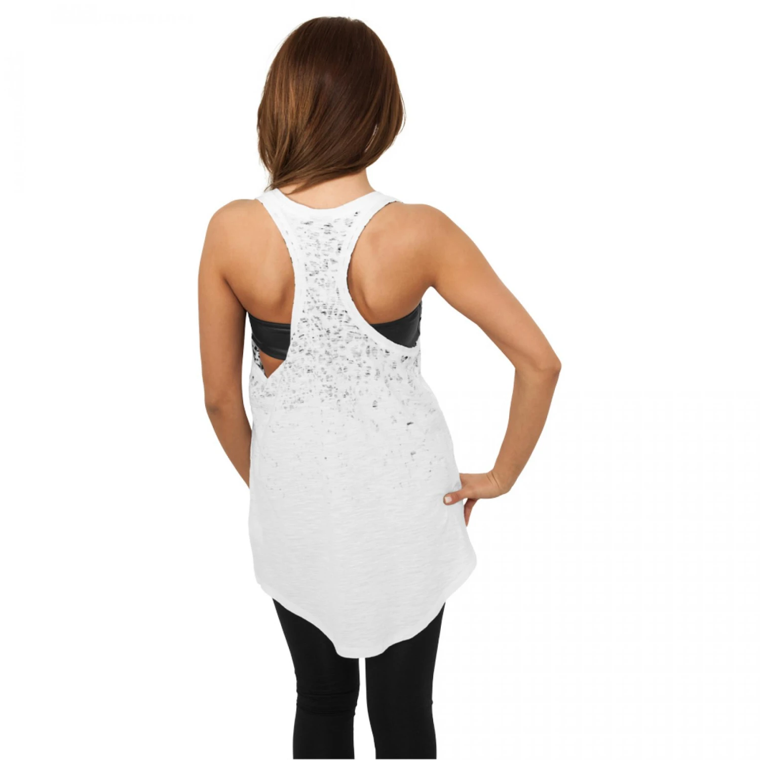 URBAN CLASSICS Woman's Urban Klassieke Lange Leo Print Losse Tanktop 3 URBAN CLASSICS Woman's Urban Klassieke Lange Leo Print Losse Tanktop - Afbeelding 3