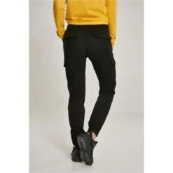 Hoog Getailleerde Cargo Broek Dames Groot Getailleerd Urban Classics -URBAN CLASSICS WINKEL urban classics tb3048 00007 u 3