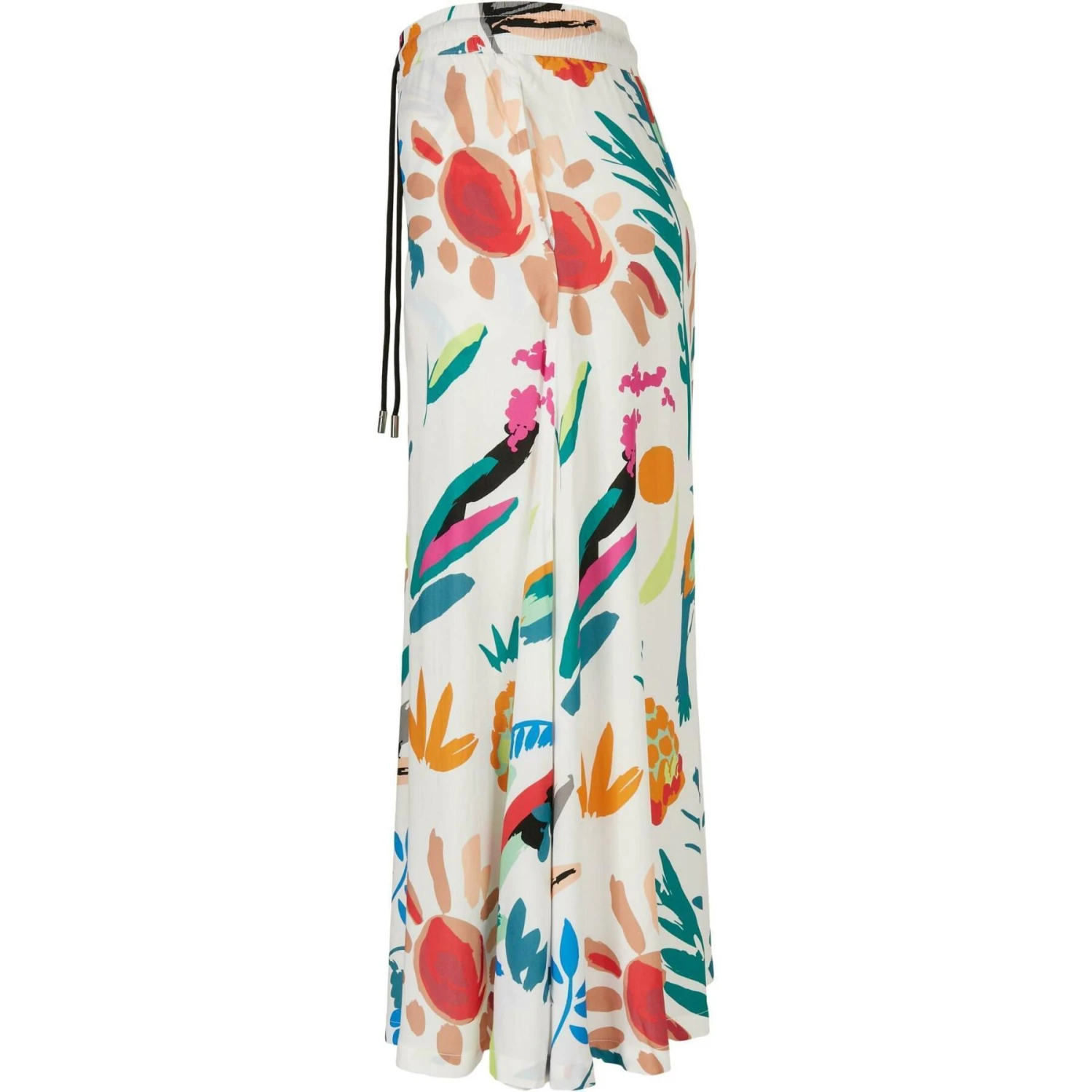 Damesrok Van Gemiddelde Lengte Urban Classics Viscose GT 4 Damesrok Van Gemiddelde Lengte Urban Classics Viscose GT - Afbeelding 4