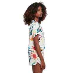 Dameshemd Urban Classics Viscose Resort 14 Dameshemd Urban Classics Viscose Resort -URBAN CLASSICS WINKEL urban classics tb4365 03682 blanc 2