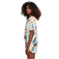 Dameshemd Urban Classics Viscose Resort 15 Dameshemd Urban Classics Viscose Resort -URBAN CLASSICS WINKEL urban classics tb4365 03682 blanc 3