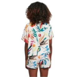 Dameshemd Urban Classics Viscose Resort 13 Dameshemd Urban Classics Viscose Resort -URBAN CLASSICS WINKEL urban classics tb4365 03682 blanc 4