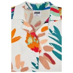 Dameshemd Urban Classics Viscose Resort 16 Dameshemd Urban Classics Viscose Resort -URBAN CLASSICS WINKEL urban classics tb4365 03682 blanc 8