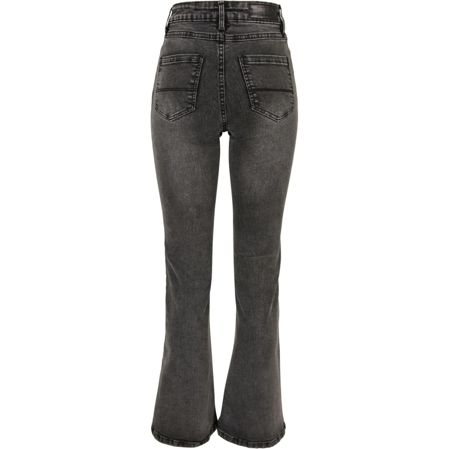 Damesjeans Met Hoge Taille En Uitlopende Denim Urban Classics GT 8 Damesjeans Met Hoge Taille En Uitlopende Denim Urban Classics GT - Afbeelding 8