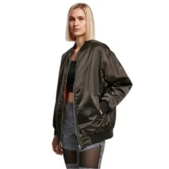Urban Classics Oversized Satin Bombers -URBAN CLASSICS WINKEL urban classics tb4745 00007 u 0