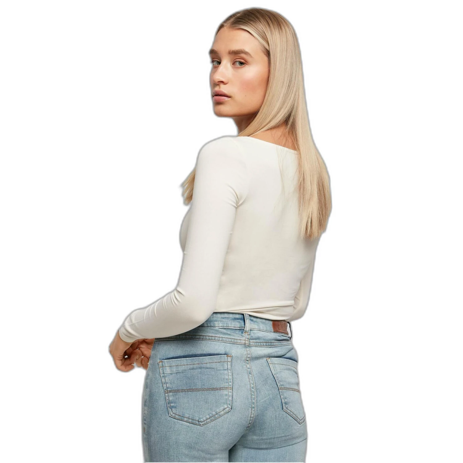 Damesbodysuit Met Lange Mouwen Urban Classics Organic 8 Damesbodysuit Met Lange Mouwen Urban Classics Organic - Afbeelding 8