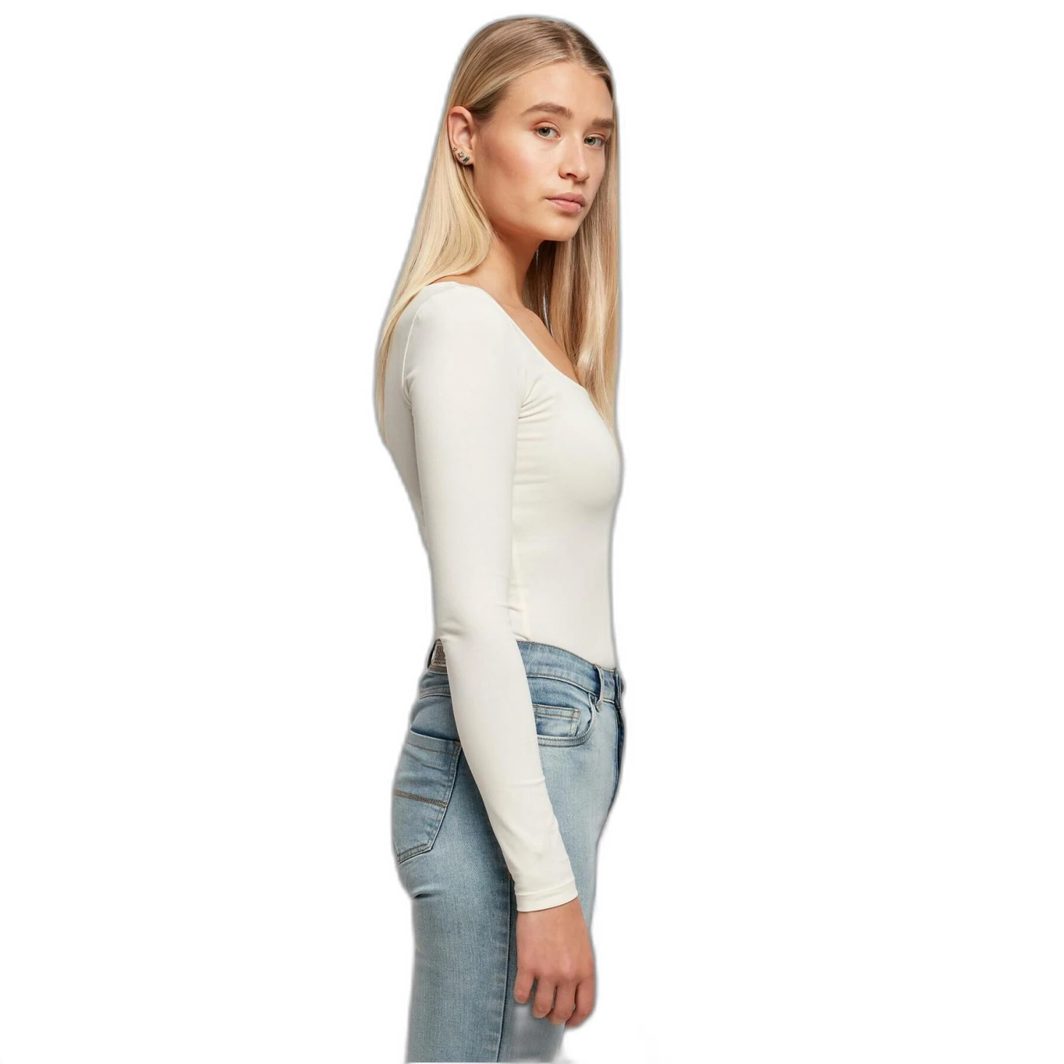 Damesbodysuit Met Lange Mouwen Urban Classics Organic 6 Damesbodysuit Met Lange Mouwen Urban Classics Organic - Afbeelding 6