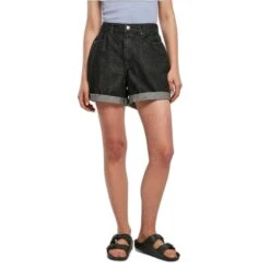 Dames Short Met Hoge Taille Urban Classics Boyfriend GT