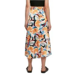 Halflange Rok Van Satijn Aop Vrouw Urban Classics -URBAN CLASSICS WINKEL urban classics tb5006 03839 2 1