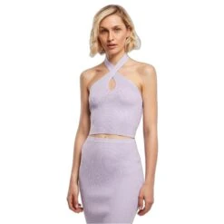 Geribde Gebreide Cross-over Body Voor Dames Urban Classics GT -URBAN CLASSICS WINKEL urban classics tb5044 00145 0