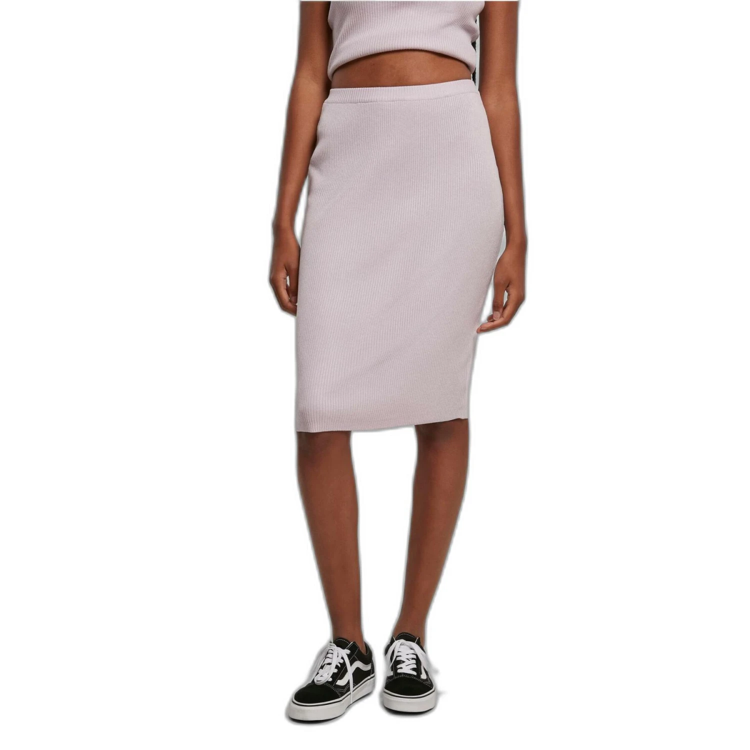 Geribd Damesrokje, Halflang Urban Classics 3 Geribd Damesrokje, Halflang Urban Classics - Afbeelding 3