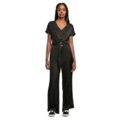 Jumpsuit Met Ceintuur Voor Vrouwen Urban Classics Satin -URBAN CLASSICS WINKEL urban classics tb5072 00007 0 1