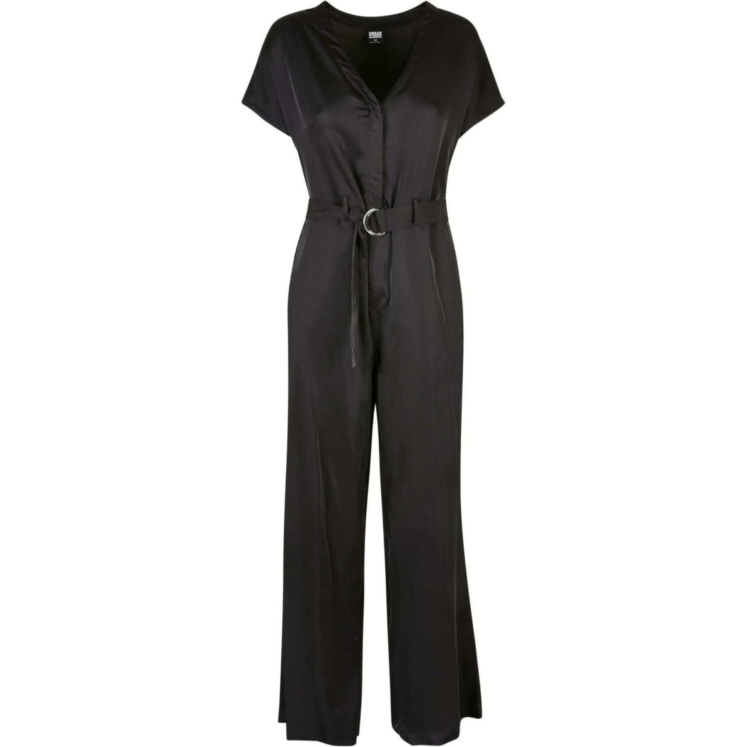 Jumpsuit Met Ceintuur Voor Vrouwen Urban Classics Satin GT 1 Jumpsuit Met Ceintuur Voor Vrouwen Urban Classics Satin GT