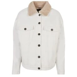 Denim Jack Met Oversized Sherpa Kraag Urban Classics GT