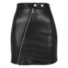 Synthetisch Leren Rok Vrouw Urban Classics Biker