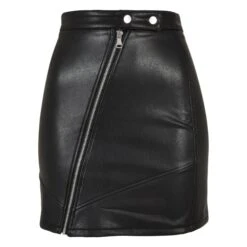 Synthetisch Leren Rok Vrouw Urban Classics Biker