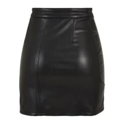 Synthetisch Leren Rok Vrouw Urban Classics Biker GT -URBAN CLASSICS WINKEL urban classics tb5415 00007 7 1