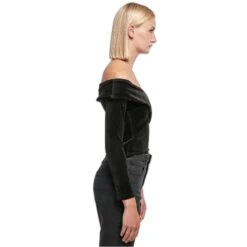 Damesbody In Corduroy Met Lange Mouwen En Blote Schouders Urban Classics -URBAN CLASSICS WINKEL urban classics tb5475 00007 3 1