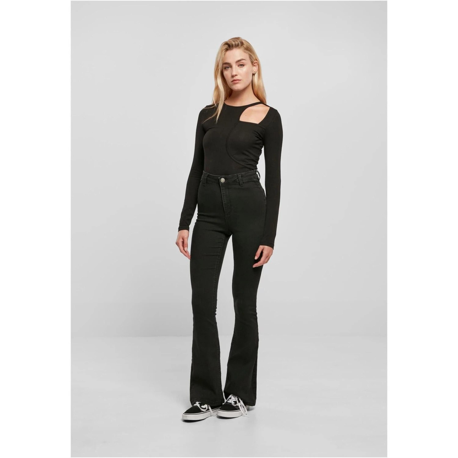 Body Biologische Uitsnijding Met Lange Mouwen Voor Vrouwen Urban Classics 4 Body Biologische Uitsnijding Met Lange Mouwen Voor Vrouwen Urban Classics - Afbeelding 4