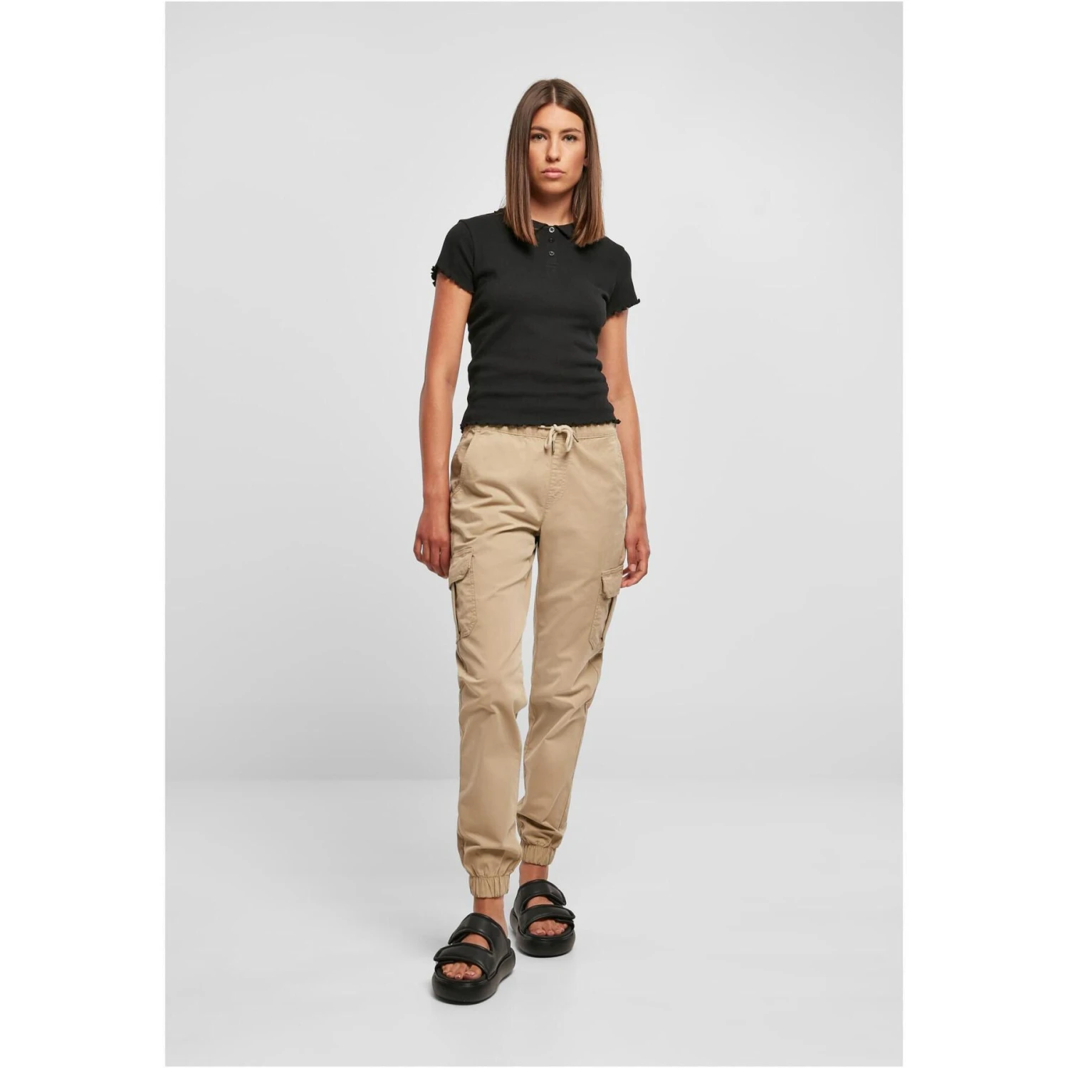 Damespolo Grote Maten Urban Classics Rib 1 Damespolo Grote Maten Urban Classics Rib