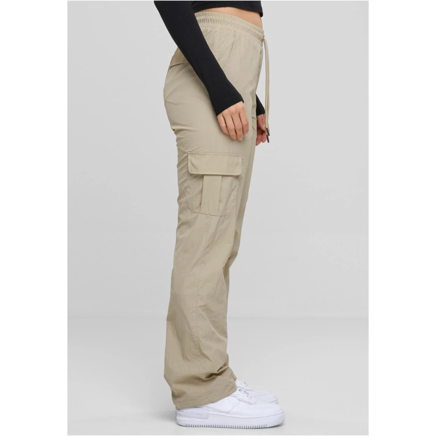 Nylon Cargo Broek Voor Dames Urban Classics 5 Nylon Cargo Broek Voor Dames Urban Classics - Afbeelding 5