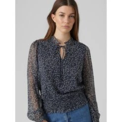 Damesblouse Met Lange Mouwen Vero Moda Milla Smock -URBAN CLASSICS WINKEL vero moda 10302768 4409236 5