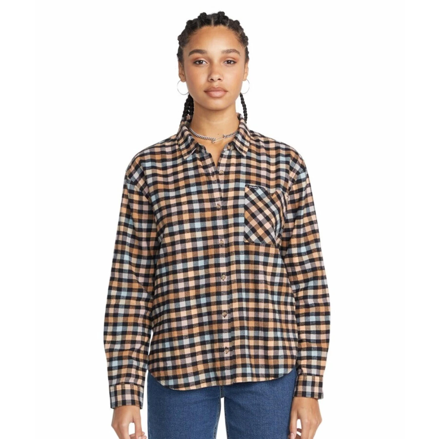 Dameshemd Volcom Plaid To Meet U 1 Dameshemd Volcom Plaid To Meet U