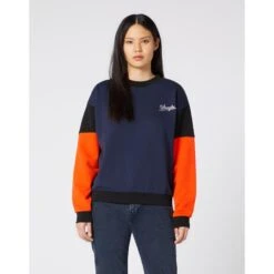 Dames Sweatshirt Wrangler High Rib Retro