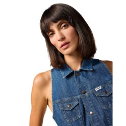 Jeans Jumpsuit Voor Dames Wrangler Racer Cat Suit Indigo Wranch -URBAN CLASSICS WINKEL wrangler 112351045 bleu 7